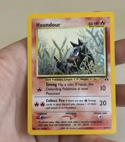 Houndour 5/75 Holo Rare Neo Discovery Pokemon Unlimited Holo Moderately Played - Image 1