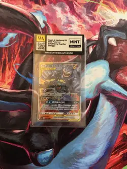 Pokemon Marshadow & Machamp GX TAG TEAM Holo 2023 Shining Together Chinese WAG - Image 1