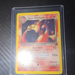 Nintendo Pokemon TCG Team Rocket Dark Charizard 4/82 Holo Rare 1999 80HP - Image 3