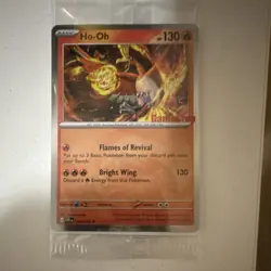 Pokemon TCG Ho-Oh 010/086 GameStop Stamped Promo Holo 130 HP EN Takumi Wada - Image 1