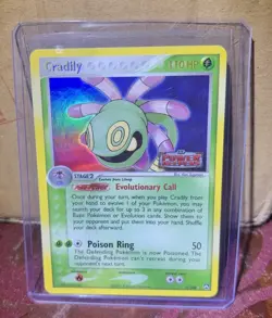 Pokemon TCG Cradily 7/108 Power Keepers Stamped Holo Rare (MP) - Image 1