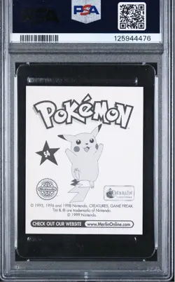 1999 Topps Merlin Pokemon Sticker #S4 SPARKLE PRISM HOLO ~ Blastoise ~ PSA 8!!!! - Image 2
