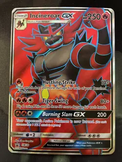 Incineroar GX SM38 Full Art Black Star Promo Sun & Moon 2017 Pokemon Card - Image 1