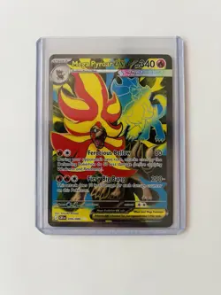 Pokemon Mega Pyroar ex 99/86 Full Art Double Ultra Rare Chaos Rising ME04 NM - Image 1