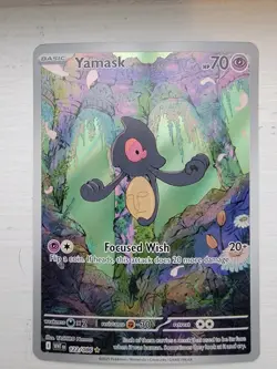 Pokemon TCG: YAMASK 122/086 White Flare Illustration Rare - Image 1