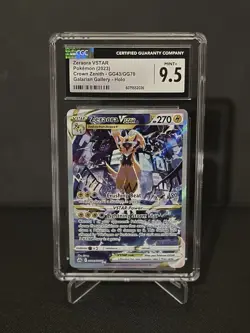 CGC 9.5 Zeraora VSTAR GG43 Full Alt Art Gem Mint 2023 Pokemon Crown Zenith 1065 - Image 1