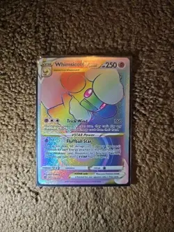 Whimsicott VSTAR 175/172 Rainbow Rare Brilliant Stars Pokemon TCG Near Mint - Image 1