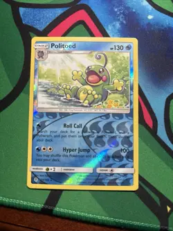 Pokemon 2017 Guardians Rising Politoed 25/145 Reverse Holo Rare VLP - Image 1
