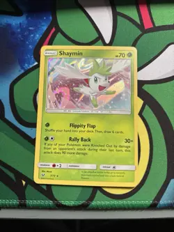 Pokemon TCG - Shaymin - Shining Legends 7/73 - Holo Rare - NM - Image 1