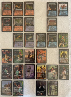 Tomb Raider CCG: BIG GUNS - 137/159 Card Lot + 7 Promos (No Special Moves) NM - Image 4