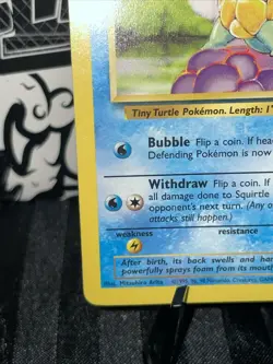 Pokemon 1999 Squirtle 063/102 Base Set Common LP - Image 2