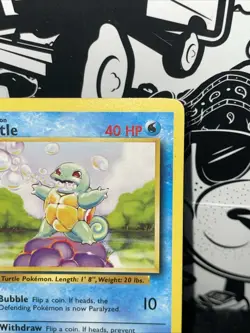 Pokemon 1999 Squirtle 063/102 Base Set Common LP - Image 4