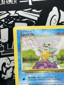 Pokemon 1999 Squirtle 063/102 Base Set Common LP - Image 5