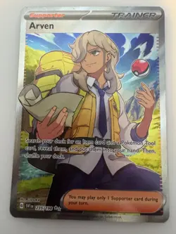 Arven - 235/198 Scarlet & Violet Base Set - Full Art - Pokemon TCG - Image 1