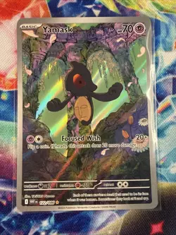 Pokemon TCG Yamask 122/086 White Flare Illustration Rare Holo - Image 1