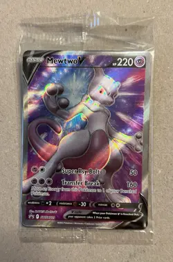 Mewtwo V SWSH229 Pokemon TCG Sword & Shield Black Star Promo SEALED - Image 1