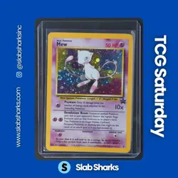 1999 POKEMON WIZARDS BLACK STAR PROMO POKEMON LEAGUE #9 MEW - Image 1