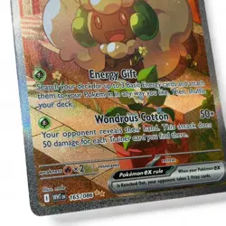 Pokemon TCG Whimsicott EX 165/086 Scarlet Violet White Flare - Image 4
