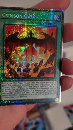 Crimson Gaia 1st Edition Starlight Rare RA05-EN070 Yu-Gi-Oh! - Image 2