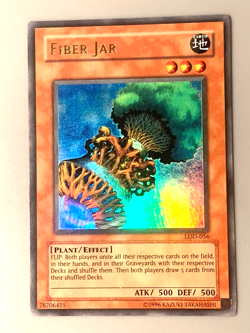 yugioh Fiber Jar LOD-056 Ultra Rare Unlimited Ed Lightly Played nice condition - Image 2