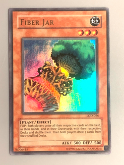 yugioh Fiber Jar LOD-056 Ultra Rare Unlimited Ed Lightly Played nice condition - Image 3