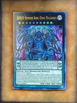 Yugioh D/D/D Deviser King Deus Machinex BACH-EN044 Ultra Rare 1st Ed NM - Image 1