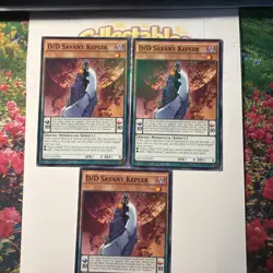 3 x DOCS-EN092 D/D Savant Kepler - Common 1st Edition Near Mint Playset yugioh - Image 1