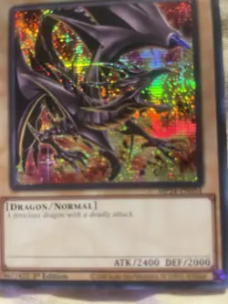 Konami Yu-Gi-Oh! Red-Eyes Black Dragon Secret Rare Foil 1st Ed MP24-EN054 - Image 3