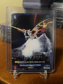 2025 Godzilla Card Game MOTHRA Holo Foil Promo ESD02-010+ PRP English NM - Image 1