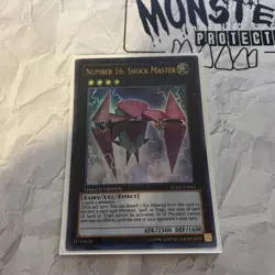Yugioh Number 16:Shock Master JUMP-EN060 Limited Edition Ultra Rare Holo - Image 1