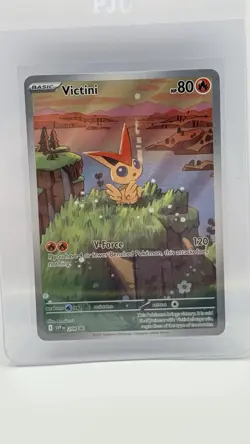 Pokemon TCG Victini Full Art Holo Black Star Promo Card 208 - Image 1