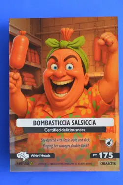 Panini Italian Brainrot TCG Card: 135/150 Bombasticcia Salsiccia (English) - Image 1