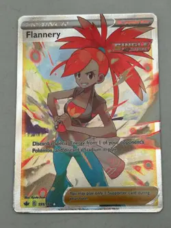 Flannery - 191/198 - Full Art Ultra Rare Chilling Reign - Pokemon Card - NM - Image 1