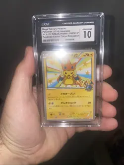 Mega Tokyo's Pikachu 098/XY-POKEMON Japanese Promo Card Cgc 10 - Image 1