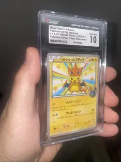 Mega Tokyo's Pikachu 098/XY-POKEMON Japanese Promo Card Cgc 10 - Image 2