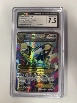 Pokemon TCG Primal Kyogre-EX Primal Clash Holo Card 149/160 CGC 7.5 - Image 1