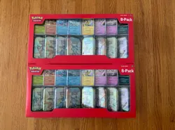 Pokemon Prismatic Evolutions 8 Mini-Tins with Promo Cards Costco - LOT OF 2 - Image 1