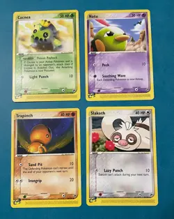 Pokemon TCG 2003 Sandstorm Lot, English, Regular, NM (4 Cards) - Image 1