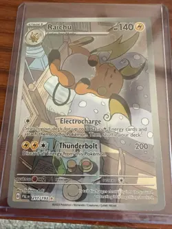 Pokemon TCG Raichu Holo Card Sv02: Paldea Evolved 211/193 NM Condition - Image 1
