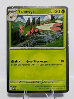Yanmega - Pokemon TCG Journey Together Black Star Promo Pokemon Card SVP 187 - Image 1