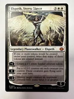 x1 Elspeth, Storm Slayer | Tarkir: Dragonstorm | NM | Magic MTG [freshpullsco] - Image 1