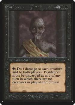Pestilence Limited Edition Beta LP MTG - Image 1