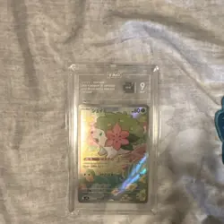 Pokemon TAG Graded Shaymin Art Rare Heat Wave Arena 034/068 2023 Japanese - Image 1