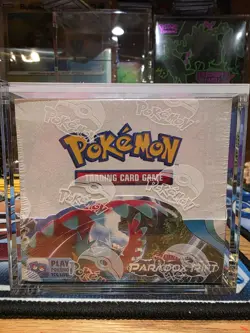Pokemon Scarlet & Violet - Paradox Rift Booster Box With Acrylic Case 820650863998 - Image 1