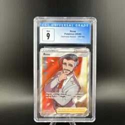 2020 POKEMON DARKNESS ABLAZE TRAINER ROSE 189/189 CGC 9.5 - Image 1