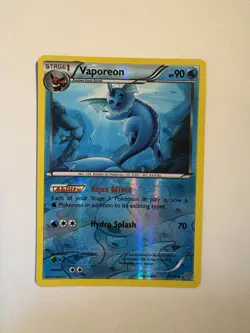 Vaporeon 22/98 Uncommon Ancient Origins Pokemon Reverse Holo NM - Image 1