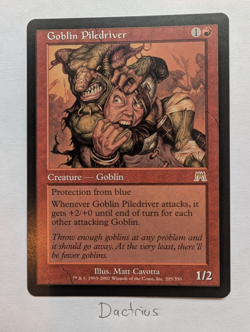 Goblin Piledriver - Onslaught - MtG - Image 1