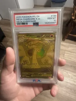 Pokemon Mega Charizard X EX Mega Hyper Rare Holo PSA 10 130/094 - Image 1
