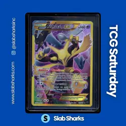 2016 POKEMON XY FATES COLLIDE #125/124 ALAKAZAM EX SECRET RARE - Image 1