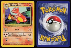 Charmeleon 24/102 Uncommon Base Set Unlimited Pokemon LP - Image 3